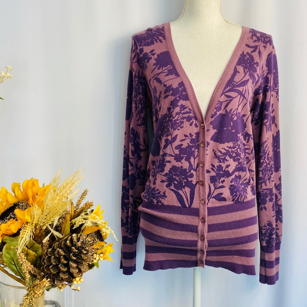 JacquelineRiu Purple Sweater large size